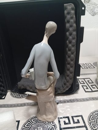 Figura porcelana acordeonista Lladro