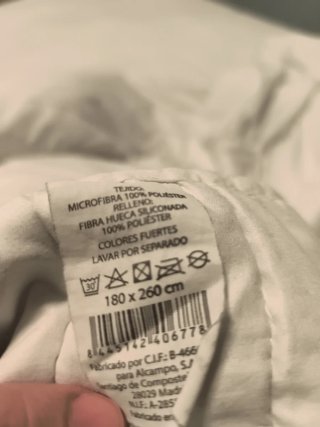 Edredón de verano cama de 90 cm