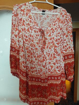 Blusa Shein Estampada Flores