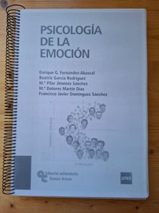 Libro de psicología de la emoción
