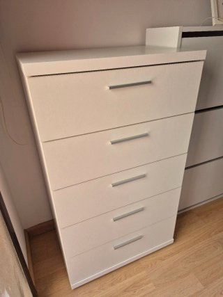 Cabecero + 2 Mesitas + Cómoda