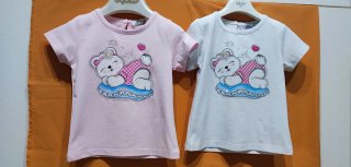 Lotto 4 T-shirt neonata 12 mesi