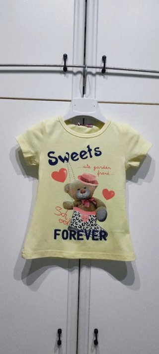 Lotto 4 T-shirt neonata 12 mesi