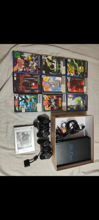PlayStation 2 con 10 juegos