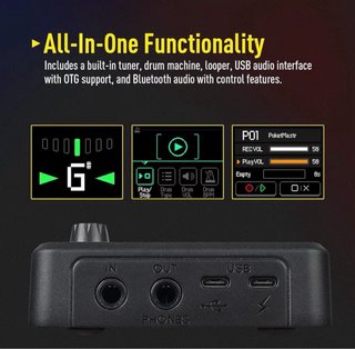 SONICAKE Pedal Multiefectos Guitarra 9 Módulos