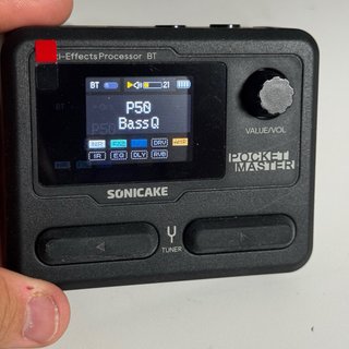 SONICAKE Pedal Multiefectos Guitarra 9 Módulos