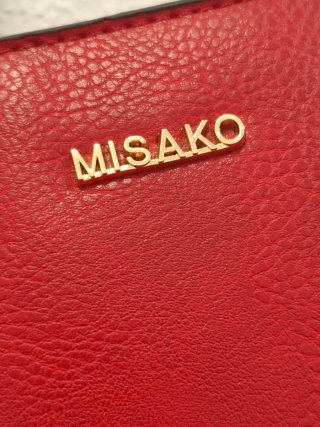 Bolso shopper MISAKO rojo con bandolera