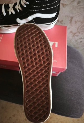 Zapatillas Vans Sk8-Hi Negras y Blancas mujer