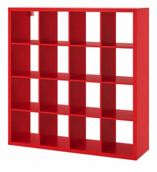 Estantería Kallax Ikea Roja