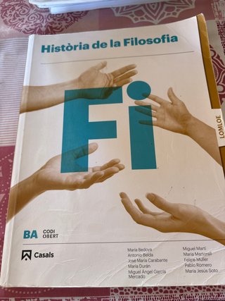 Història de la Filosofia, BA, Codi obert