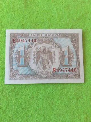 Billete 1 Peseta Banco de España 1940 última serie