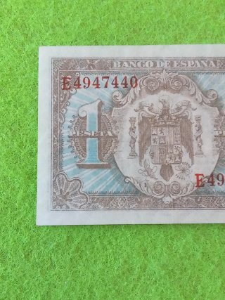 Billete 1 Peseta Banco de España 1940 última serie