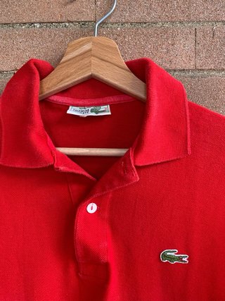 Polo Lacoste Vintage Rosso