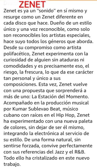 4x3 SI ENVÍO Zenet - La Estación del Momento