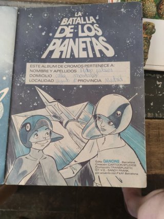 Álbum La Batalla de los Planetas Danone