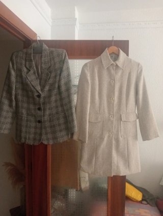 Conjunto de chaquetas: corta y larga