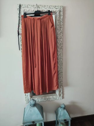 Falda pantalón ocre talla única