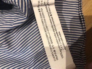 Top Zara Algodón Rayas Bordado