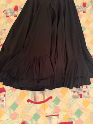 Falda flamenca larga volantes