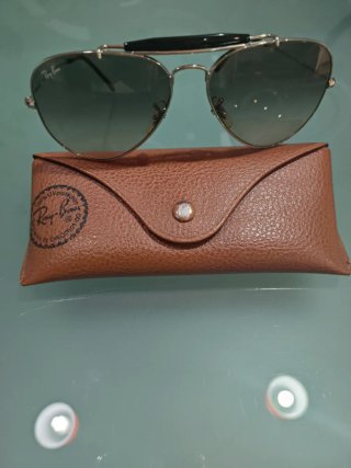 Gafas de sol Ray-Ban Aviator doradas/grises