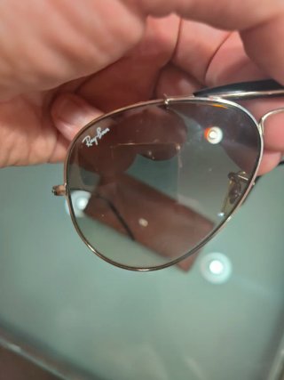 Gafas de sol Ray-Ban Aviator doradas/grises