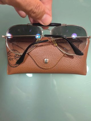 Gafas de sol Ray-Ban Aviator doradas/grises