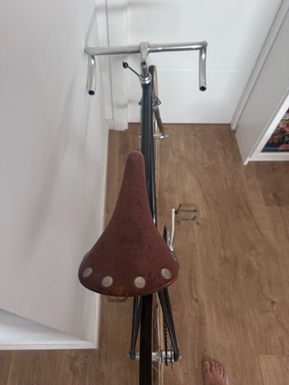 Bicicleta tipo Fixie gris