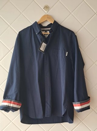 Camisa Tommy Hilfiger Manga Larga Azul Talla XL
