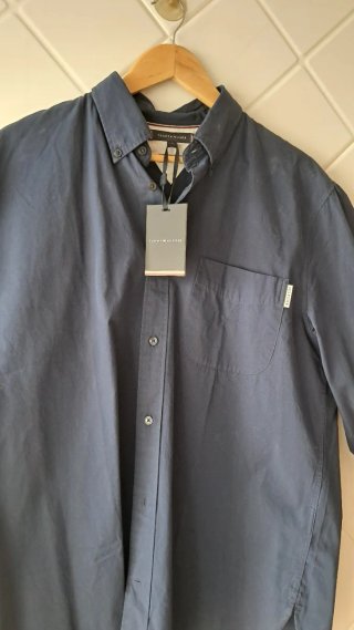 Camisa Tommy Hilfiger Manga Larga Azul Talla XL