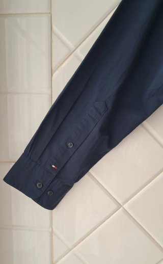 Camisa Tommy Hilfiger Manga Larga Azul Talla XL