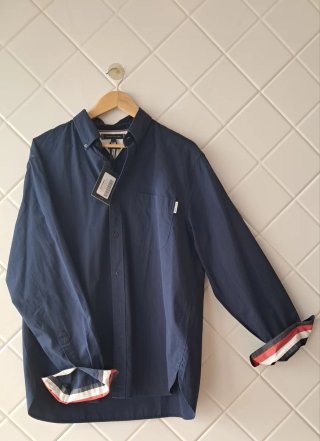 Camisa Tommy Hilfiger Manga Larga Azul Talla XL