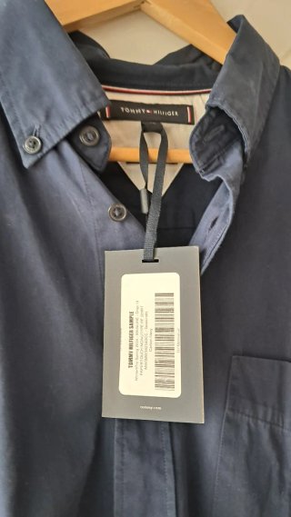 Camisa Tommy Hilfiger Manga Larga Azul Talla XL