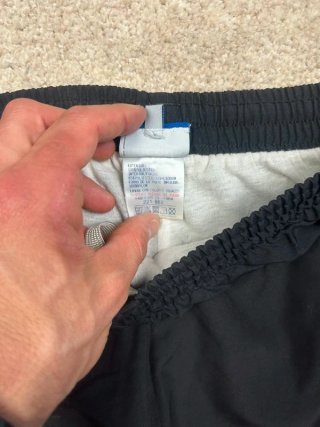 Pantalón Reebok Parachute Gris Blanco XL