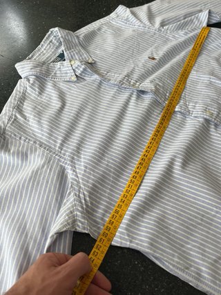 Camisa Polo Ralph Lauren Rayas Azul/Blanco