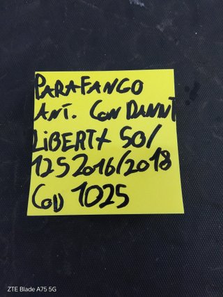 Parafango anteriore Piaggio Liberty 50 125