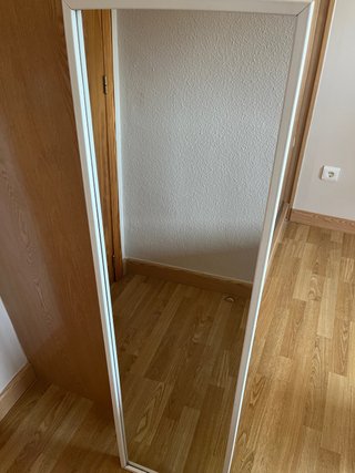 Espejo de cuerpo entero blanco