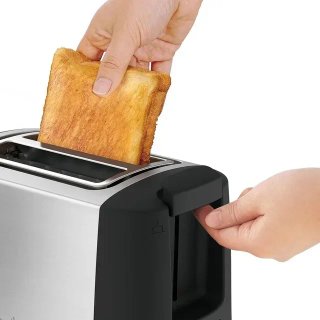 Tostador Moulinex Negro/Acero Inoxidable