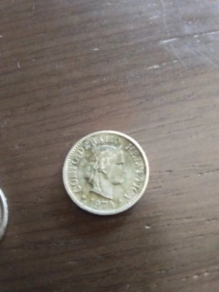 Monedas Rappen 5 y 10 céntimos (1959-1989)