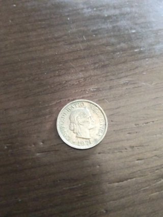 Monedas Rappen 5 y 10 céntimos (1959-1989)