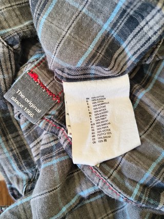 Vans shirt grayscale plaid