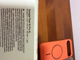 Google Pixel 10 pro XL 256GB Verde/Naranja