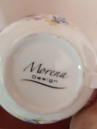 Teiera con tazza 'Morena' in porcellana