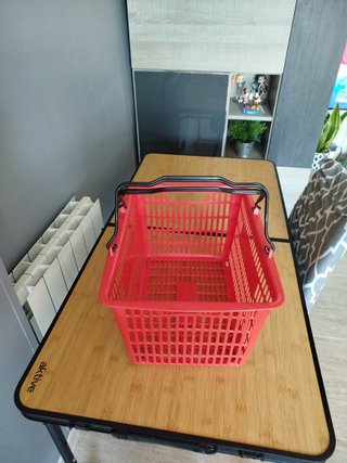 Cesta Coca-Cola Roja