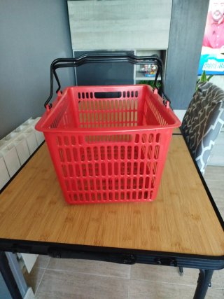 Cesta Coca-Cola Roja