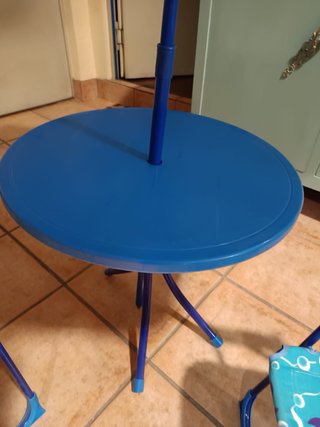Conjunto Mesa y Sillas Infantiles Plegables