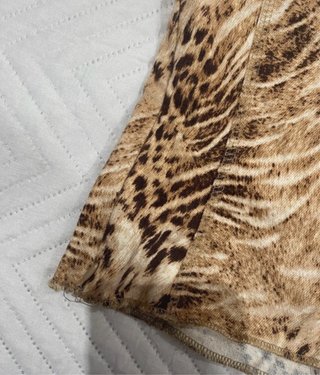 Top Corsé Animal Print con Lazos