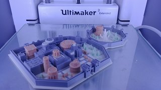 Stampante 3D Ultimaker 3 Extended + 4 estrusori
