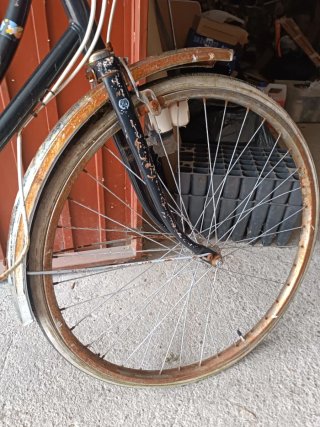 Bicicleta de mujer para restaurar