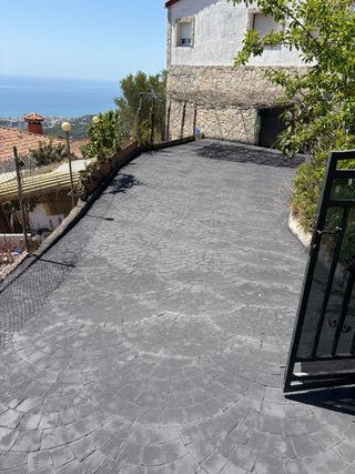 Suelo de hormigón impreso