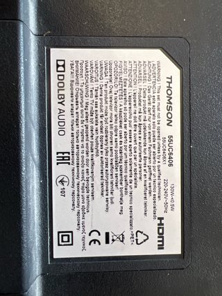 Placa Base TV Thomson 40-MT58DU-MAB4HG